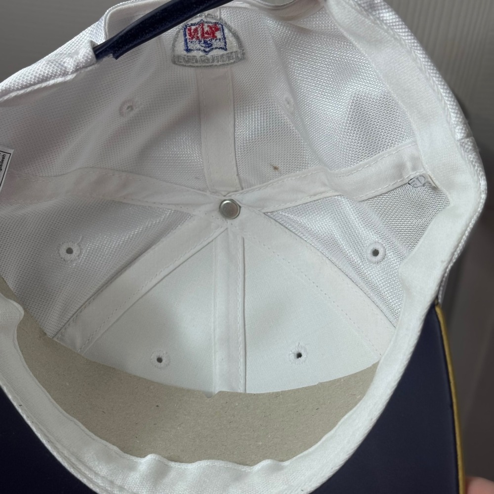 St Louis Rams Reebok NFL Equipment Strapback Hat‎ Ribbed Rubber Bill New Flawed - Picture 4 of 12